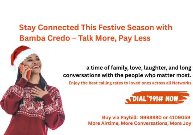Stay Connected This Festive Season with Bamba Credo – Talk More, Pay Less