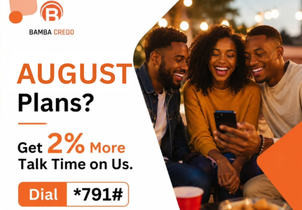 Hello August! Stay Connected and Start the Month Strong with Bamba Credo